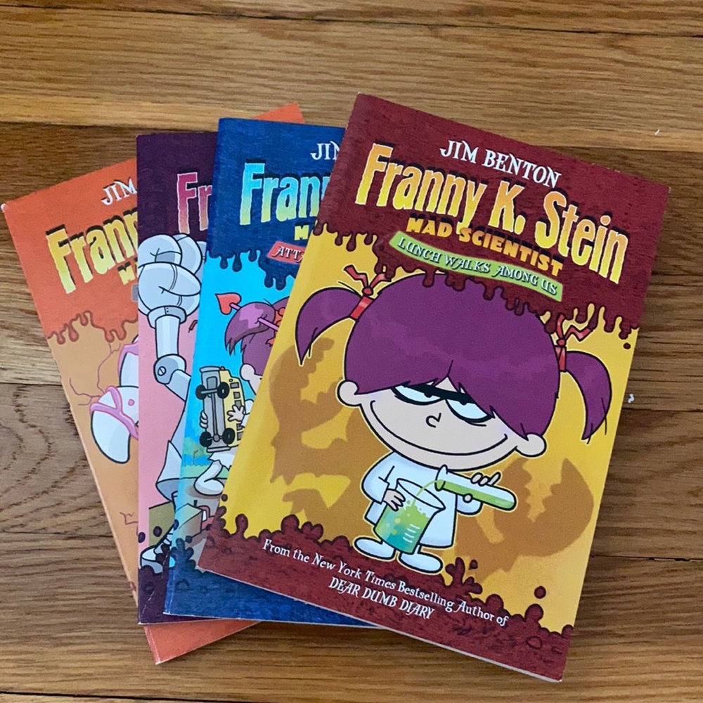 A set of books - Franny Stein Mad Scientists